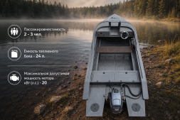 Лодка ПНД Парус 400 J